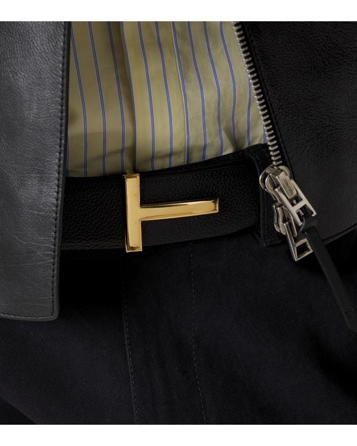 Tom Ford Reversible Ledergürtel in Black für Herren
