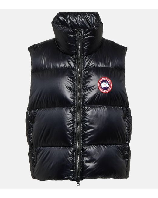 Canada Goose Black Cypress Padded Shell-down Gilet