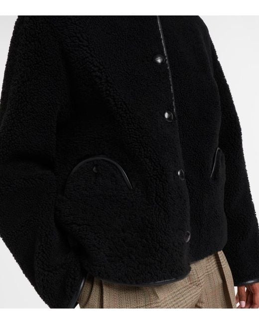 Blazé Milano Black Gliss Reversible Shearling Jacket