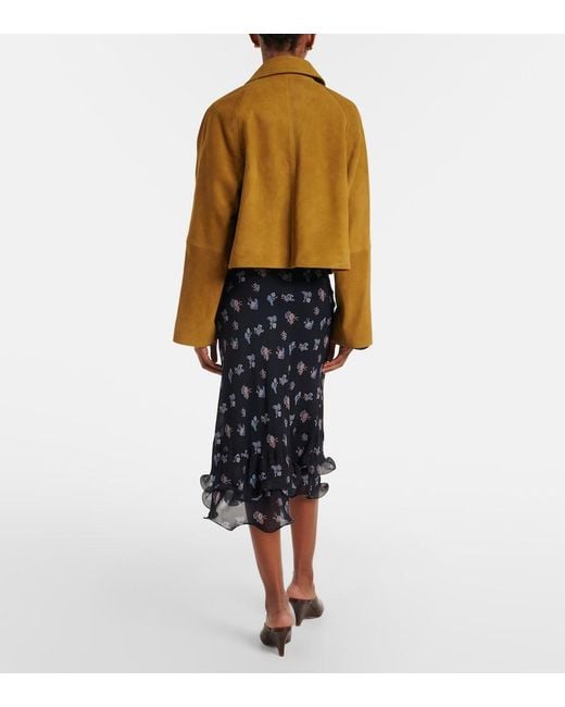 Dorothee Schumacher Blue Airy Daydream Midi Skirt