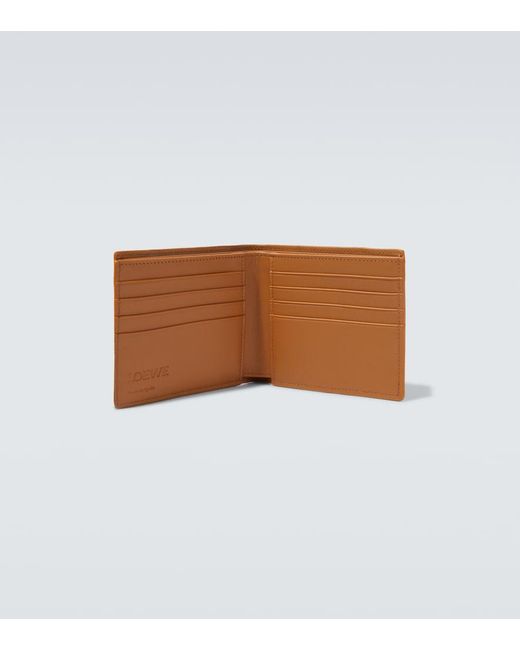 Loewe Brown Puzzle Leather Wallet for men
