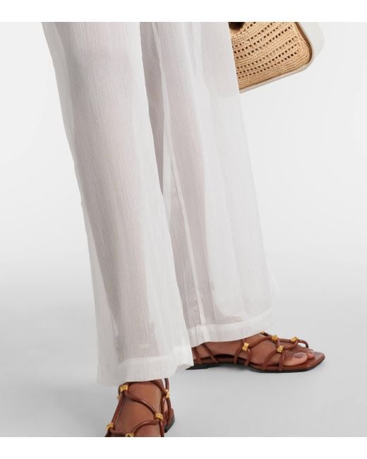 Pantalon ample Mika JADE Swim en coloris White