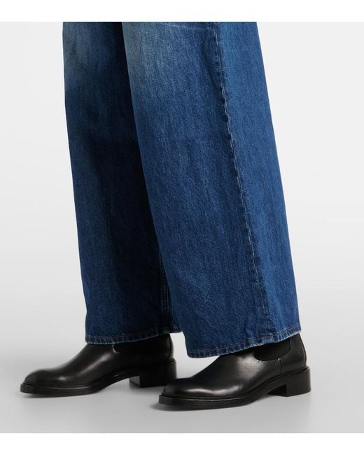 Chloé Black Marcie Leather Chelsea Boots