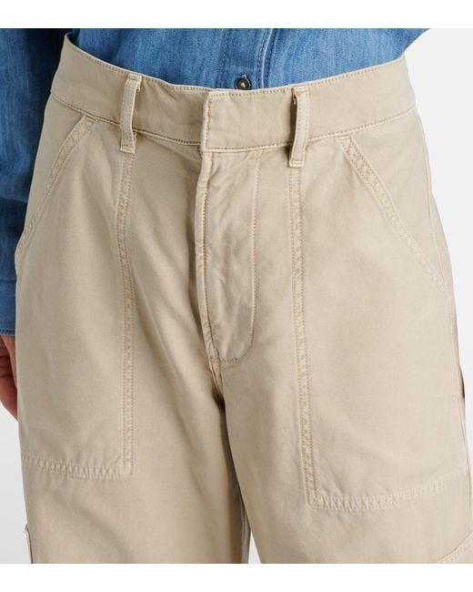 Pantalon Cargo Marcelle En Coton Citizens of Humanity en coloris Natural