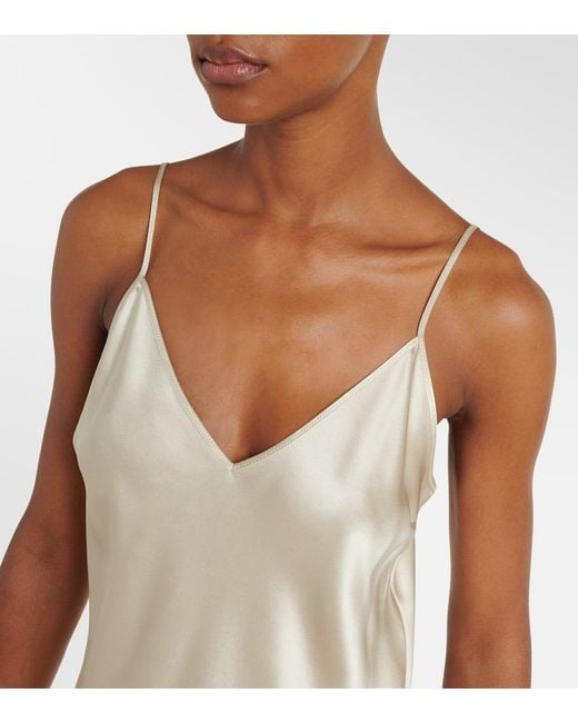 Joseph White Clea Silk Satin Camisole