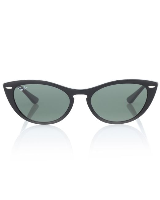 Ray-Ban Black Nina Cat-eye Acetate Sunglasses