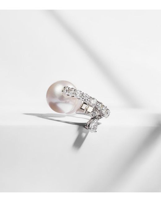 Orecchino Ear Cuff Pearlescent di YEPREM in White