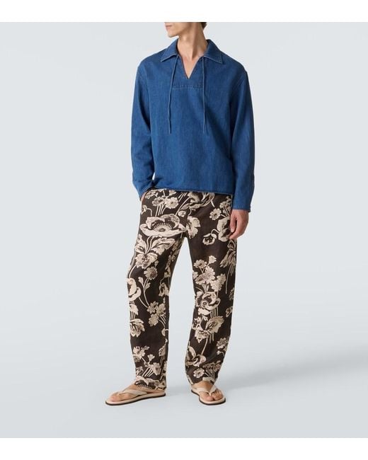 Commas Jeanshemd in Blue für Herren