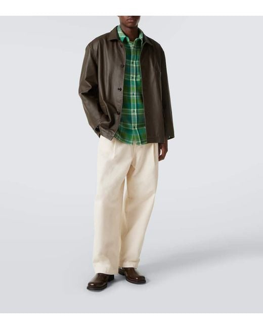 God's True Cashmere Hemd Hero Aus Kaschmir in Green für Herren
