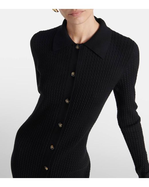 Proenza Schouler Black Label Phillips Cotton-Blend Midi Dress