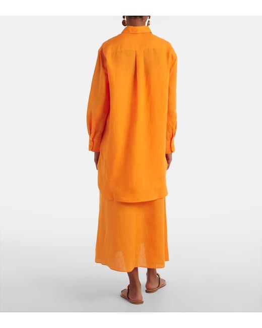 Camicia Mignonette di Eres in Orange