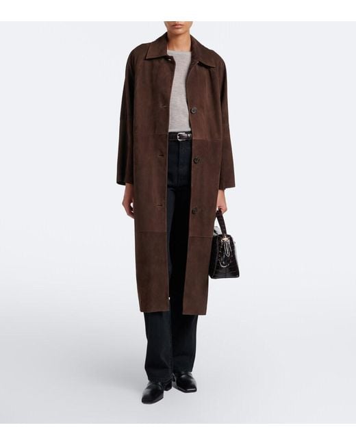 Arma Brown Judy Suede Coat