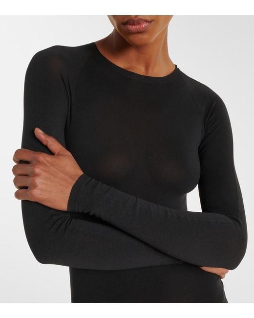 Alaïa Black Knitted Bodysuit