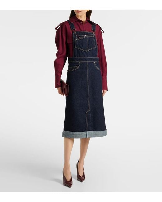 Victoria Beckham Blue Jeansrock