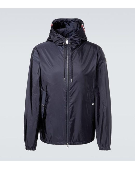 Moncler Blue Hooded Jacket for men