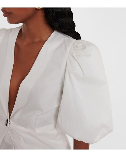 Adriana Degreas White Cotton Top