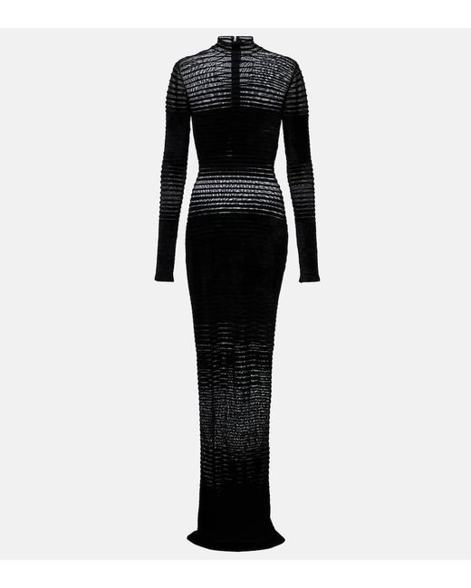 Mugler Black Re/Edit Robe