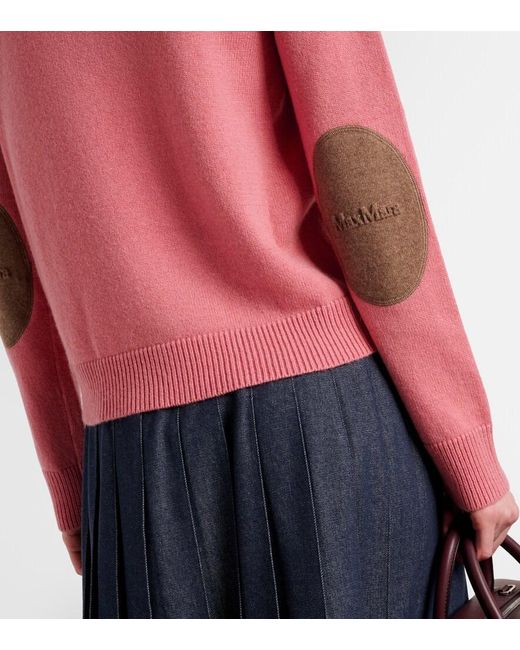Max Mara Pink Max Mara Fresia Wool And Cashmere Sweater