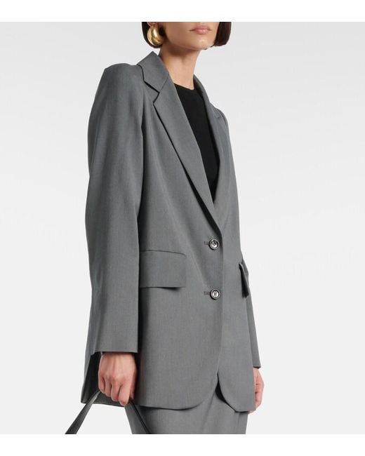 Blazer Ebridi di Max Mara in Gray