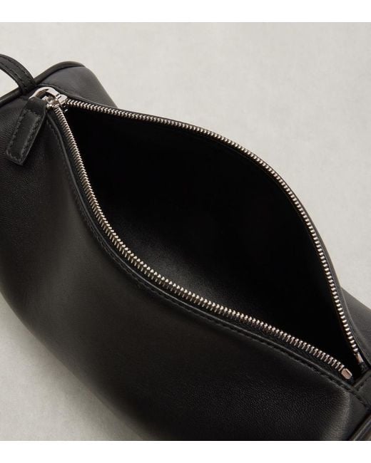 The Row Black '90S Leather Crossbody Bag