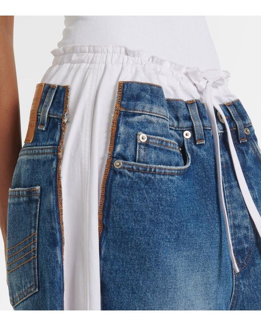 Jean Paul Gaultier Blue Wide-Leg Jeans