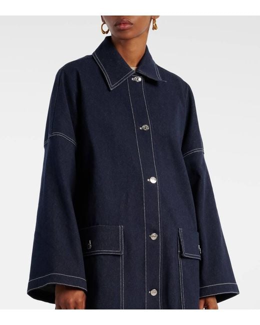 Max Mara Blue Yen Denim Overshirt