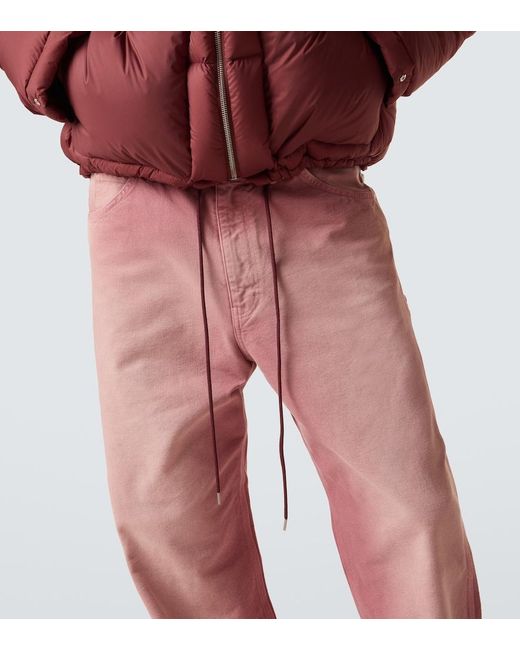 Auralee Red Ripstop Down Jacket for men