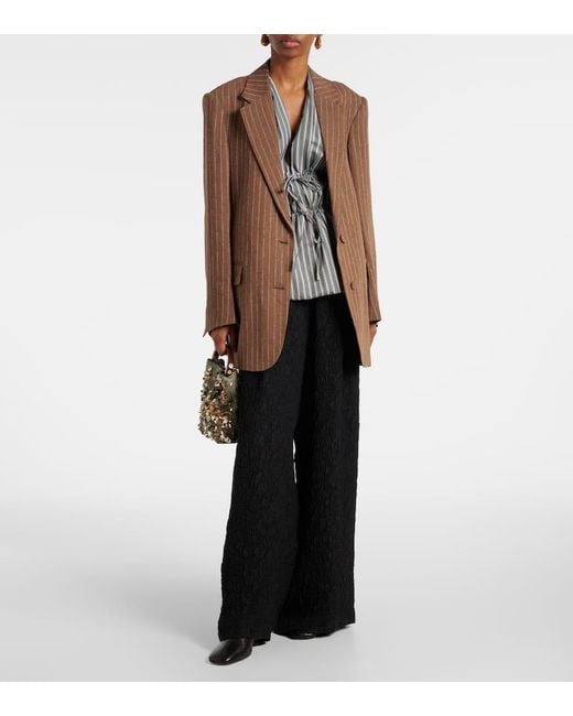 Dries Van Noten Black Ankle Boots Aus Leder