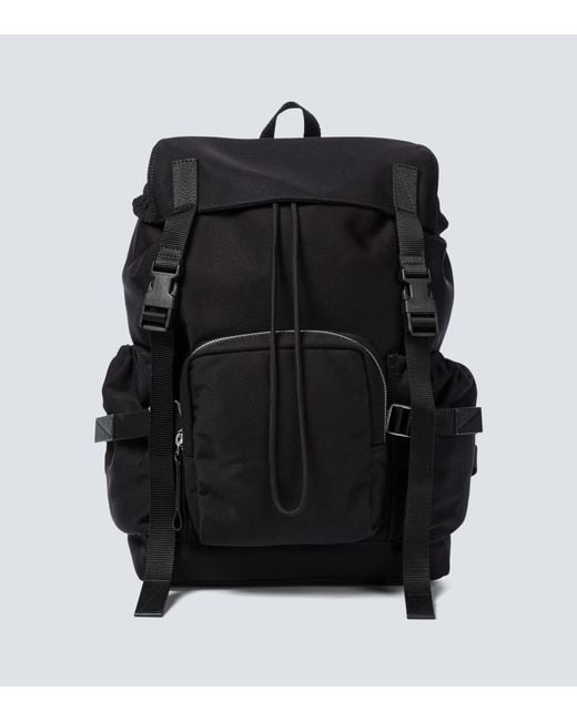 Dries Van Noten Black Technical Backpack for men