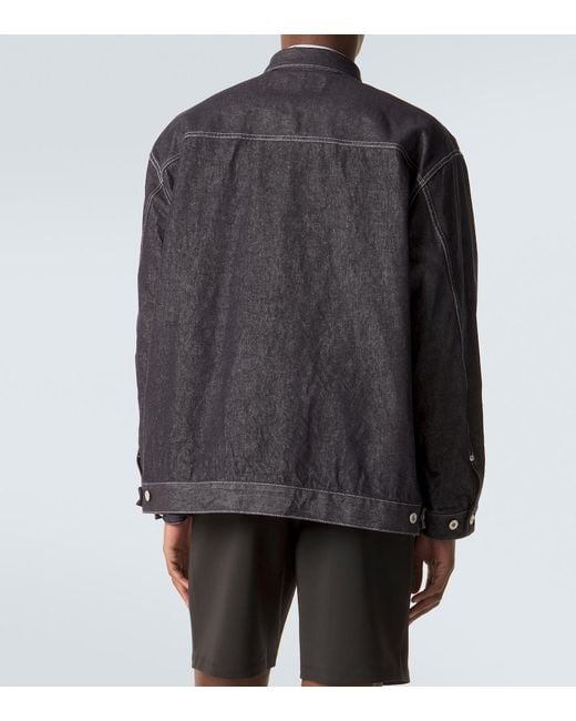 Comme des Garçons Blue Denim Jacket for men