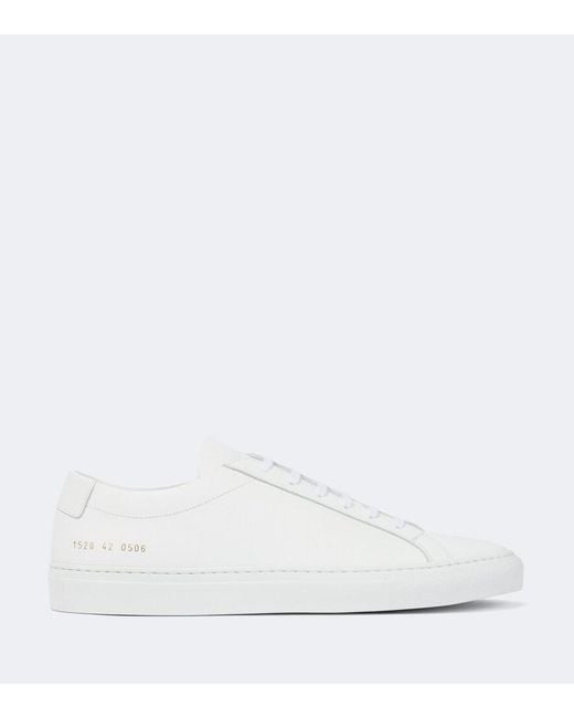 Common Projects White Original Achilles Low Sneakers for men