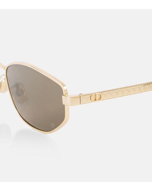 Dior Metallic Diorcannage B1U Oval Sunglasses