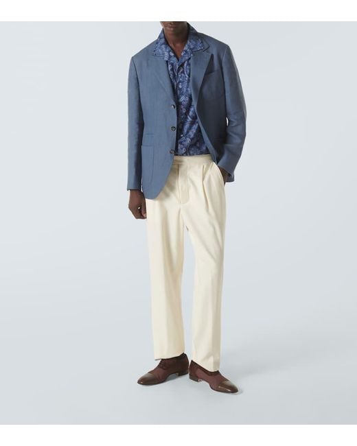 Zapatos Oxford Greggo De Ante Con Piel Christian Louboutin de hombre de color Brown