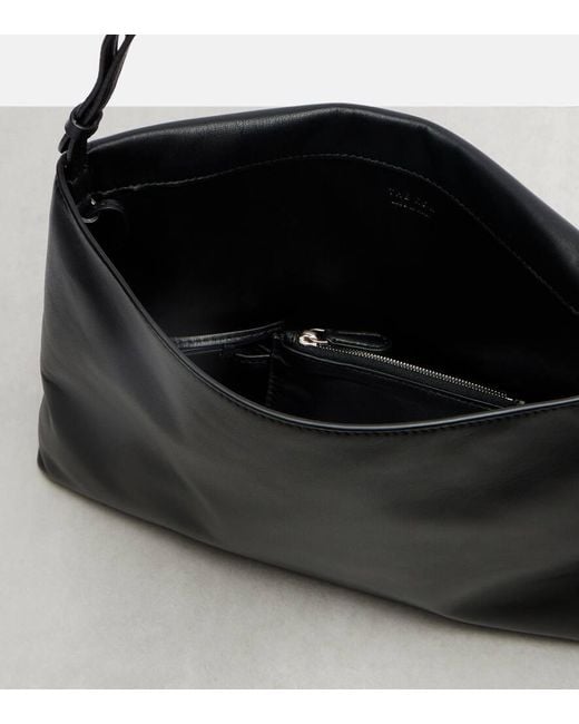 Bolso Al Hombro Nan De Piel The Row de color Black
