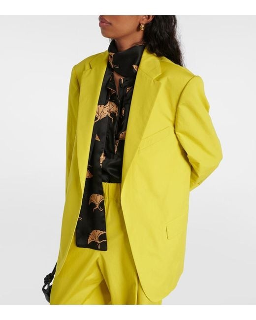 Dries Van Noten Yellow Blazers