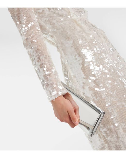 Robe de mariee Amiria a sequins Emilia Wickstead en coloris White