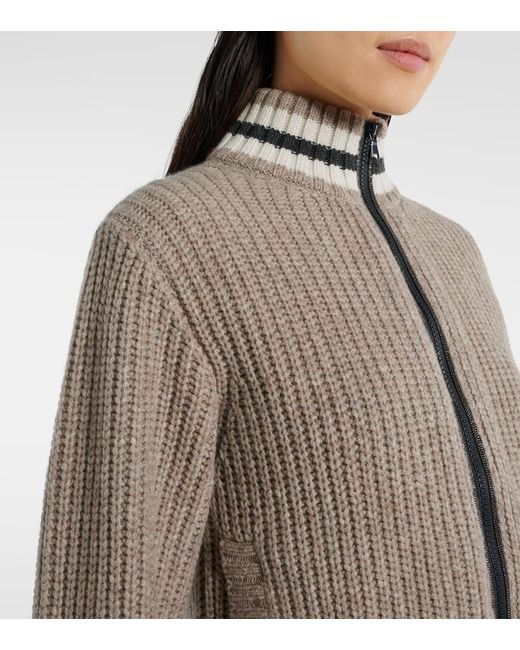 Brunello Cucinelli Natural Wool Cardigan