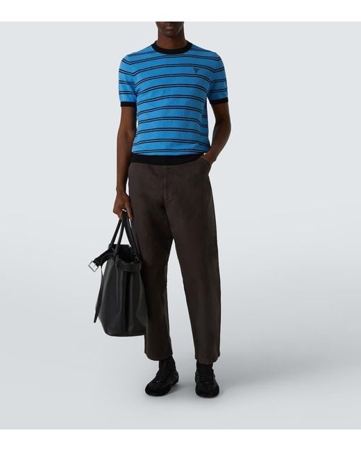 Prada Blue Sweater for men