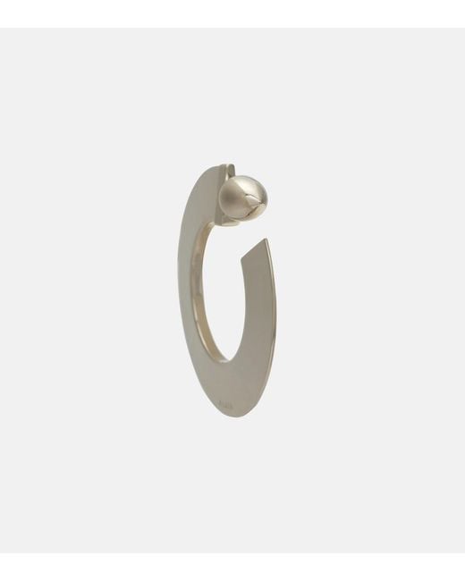 Alaïa Metallic Ohrringe Blade