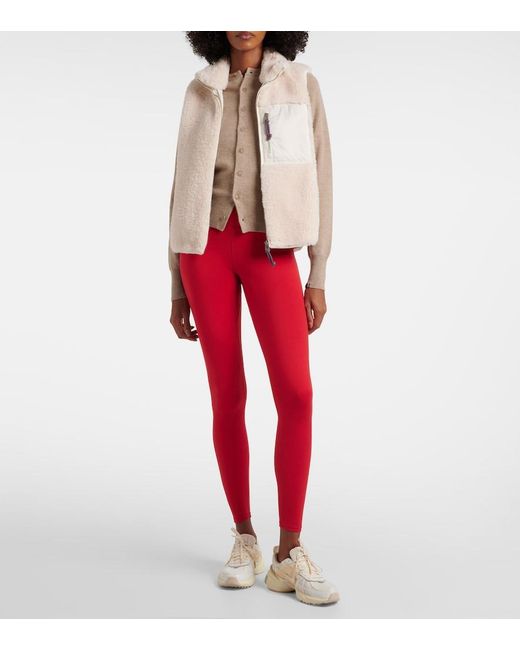 Tory Burch Natural Zip-Up Vest