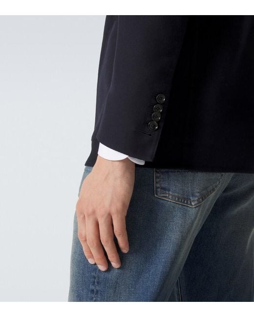 Tom Ford Blue Wool Jacket for men