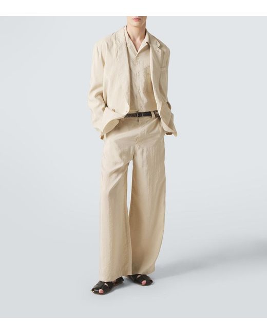 Lemaire Natural Silk-Blend Shirt for men