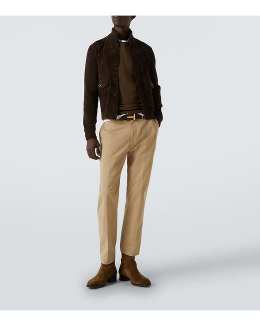 Tom Ford Green Wool Sweater for men