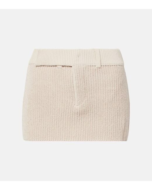 Minifalda Caeli En Mezcla De Algodon AYA MUSE de color Natural