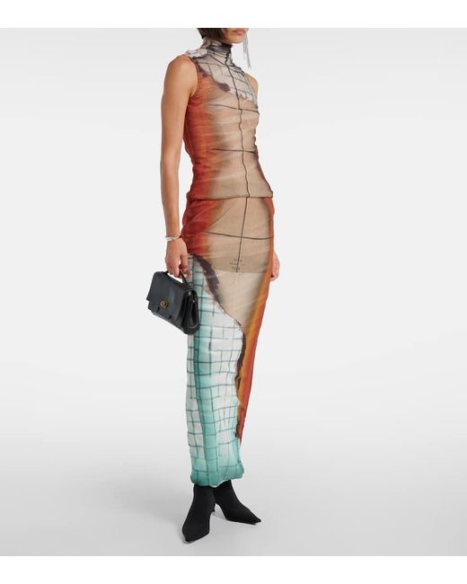 Top Fire En Tulle Jean Paul Gaultier en coloris Natural