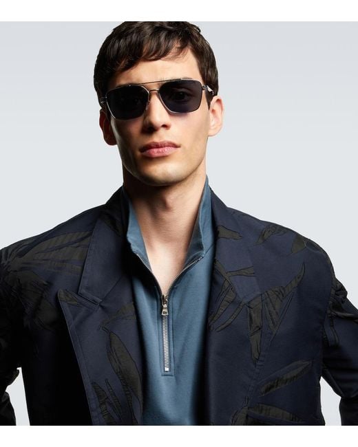 Fendi Blue Sky Square Sunglasses for men