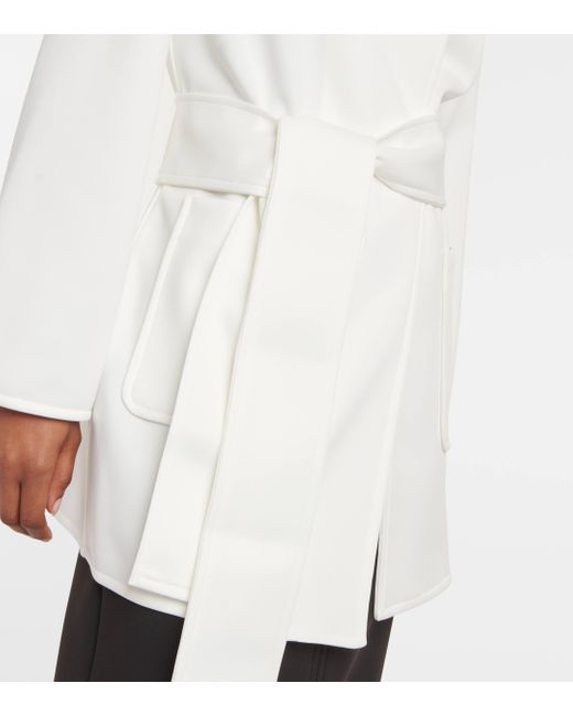 Robe Rauche Max Mara en coloris White