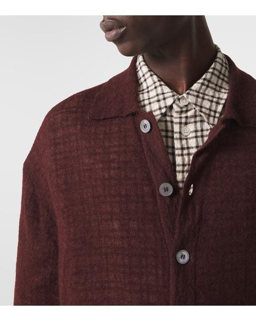 Studio Nicholson Purple Hamto Cardigan for men