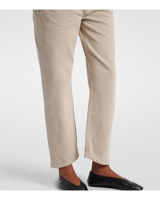 Citizens of Humanity Natural Dahlia Mid-Rise Straight Jeans