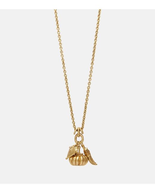 ALÉMAIS Metallic Charm Chain Necklace